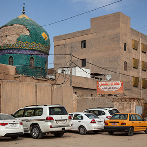 Irak, Hillah (Al Hilla). Kopula minaretu w centrum miasta.